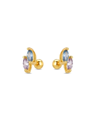 Este piercing ofrece un diseño encantador y llamativo. Está elaborado en plata rodiada para un acabado brillante y duradero. Las
