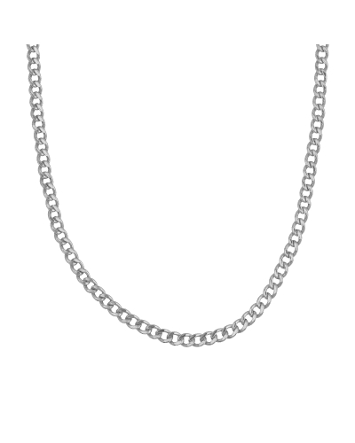 Una cadena de plata rodiada con eslabones es una opción elegante y versátil para cualquier ocasión. El rodio es un metal precios