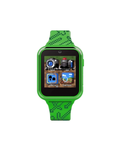 El smartwatch de Minecraft es un accesorio perfecto para los fanáticos del popular juego. Con una correa de caucho resistente y 