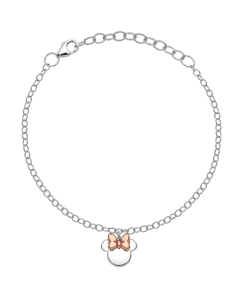 La pulsera está elaborada en plata de ley, lo que garantiza su calidad y durabilidad. El motivo central de la pulsera presenta u