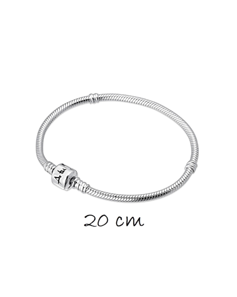 Una pulsera de plata para abalorios es una pieza de joyería versátil que permite la personalización. Hecha principalmente de pla