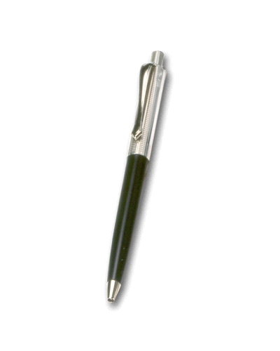 Este elegante bolígrafo bicolor de plata de ley combina la belleza atemporal de la plata con un toque de distinción. Su diseño b