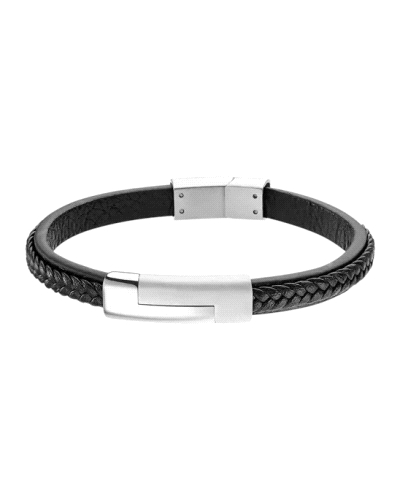 La pulsera para hombre es una opción perfecta para aquellos que buscan un estilo urbano y atrevido. Esta joya combina el acero c