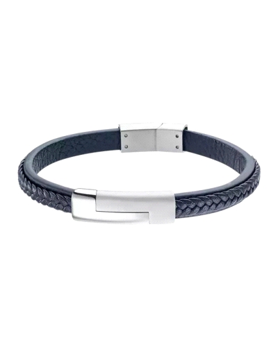 La pulsera para hombre es una opción perfecta para aquellos que buscan un estilo urbano y atrevido. Esta joya combina el acero c