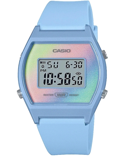 El reloj Casio vintage LW-205H-2AEF combina un diseño clásico y elegante con funcionalidades modernas. Con su pantalla digital y