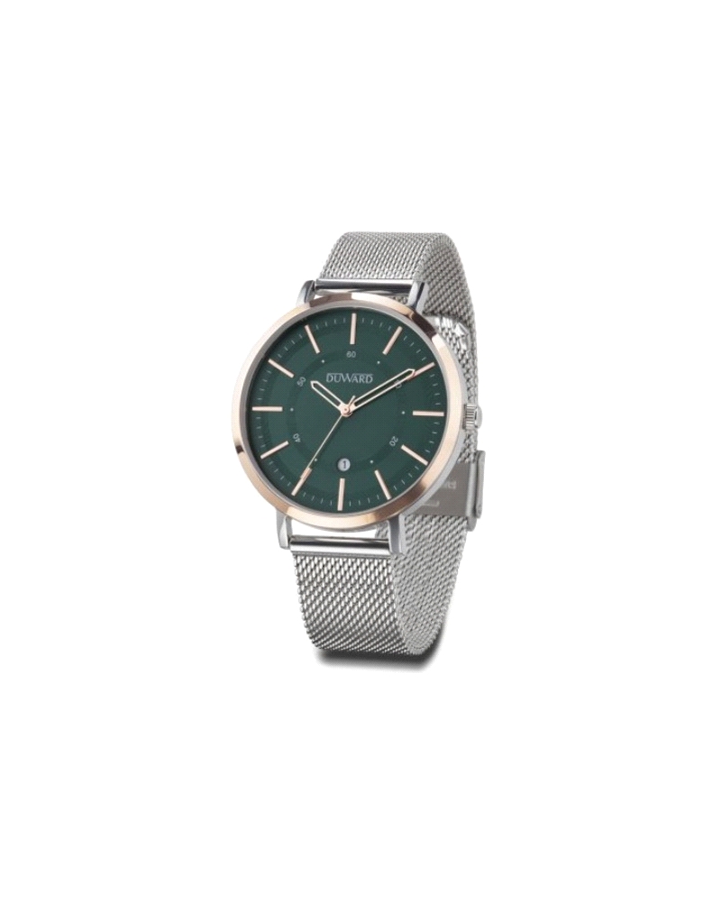 Este elegante reloj de movimiento de cuarzo analógico está diseñado para hombres y combina estilo y funcionalidad. Con una corre