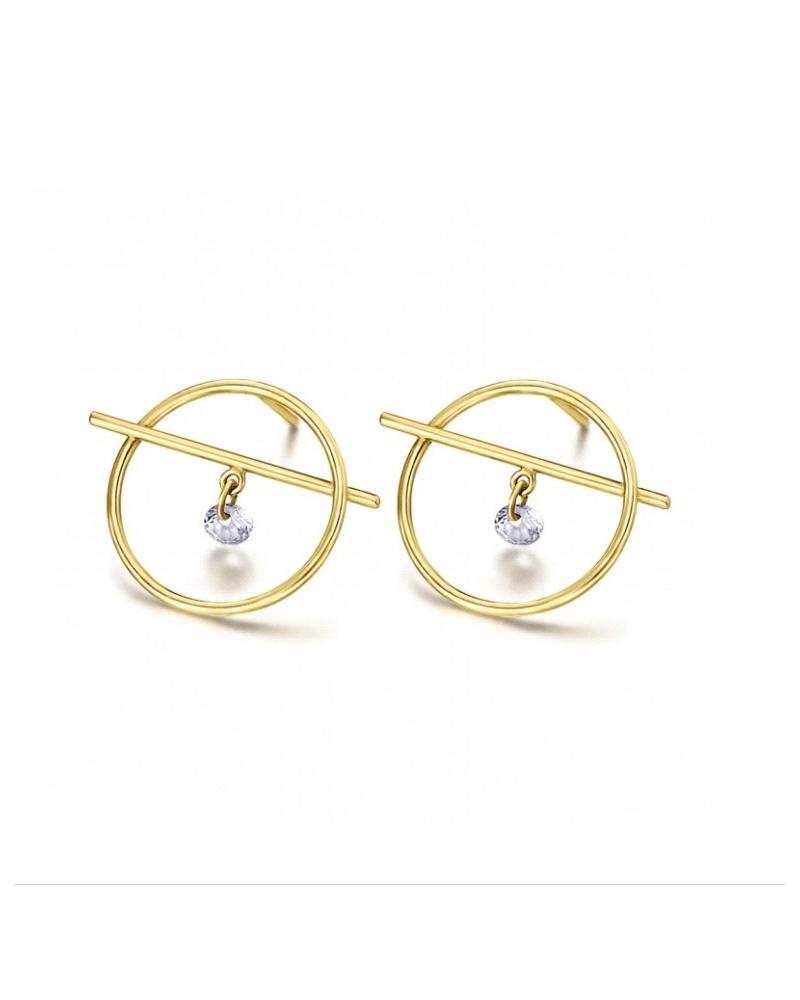 Estos pendientes aros de oro de ley de 18K destacan por su diseño exclusivo y sofisticado. Con un diámetro de 15 mm, los aros pr