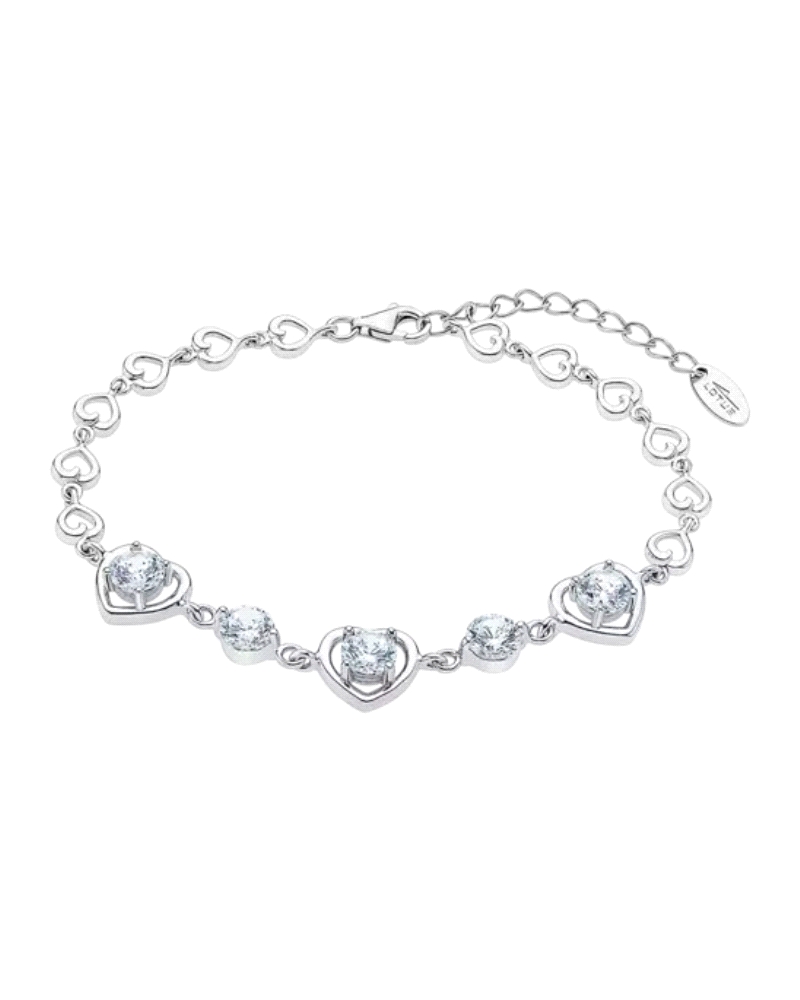 La pulsera en plata de Ley 925mls rodiada es una joya delicada y elegante, perfecta para quienes aprecian un estilo femenino y s