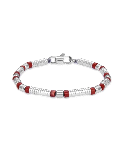 Pulsera Luxenter para mujer modelo Khiko fabricada en aleación de metales bañados en rodio. Se trata de una atractiva pulsera en