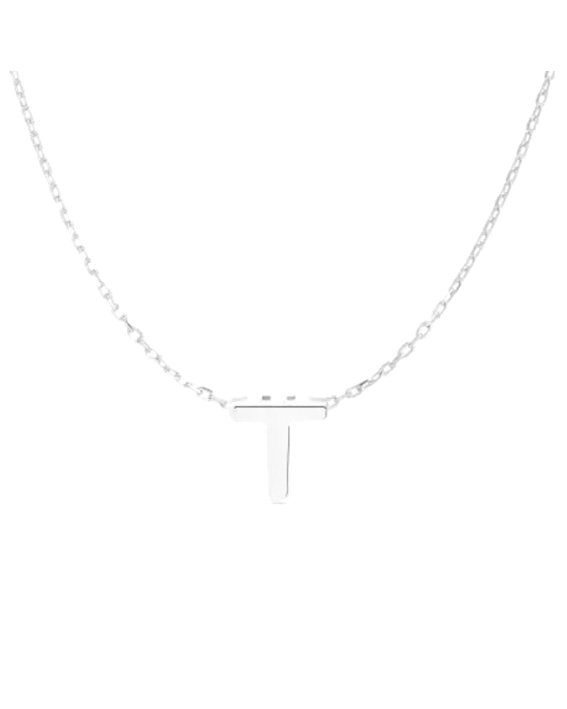 Un collar de plata de ley con la inicial "T" es una joya elegante y minimalista. Este tipo de collar combina la durabilidad y el