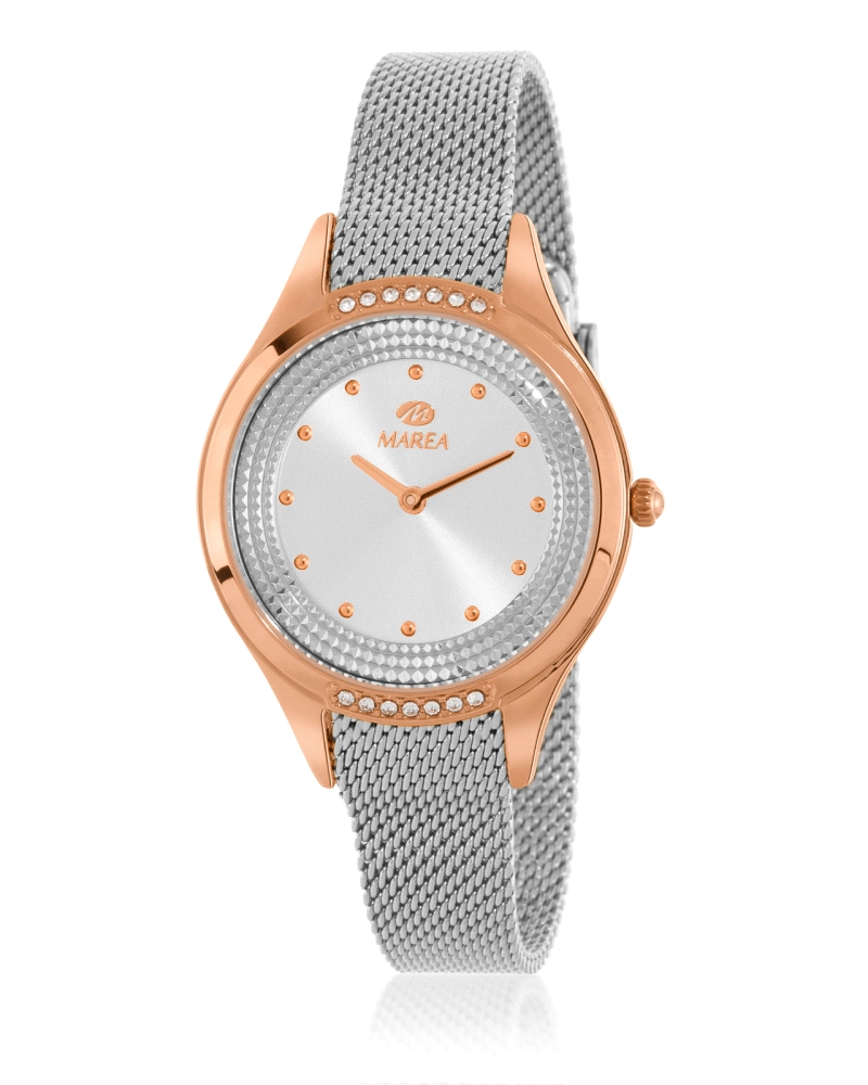 Reloj Marea B54257/2  presenta un movimiento japonés de 2 agujas, que asegura precisión y fiabilidad en cada uso. Con un diámetr