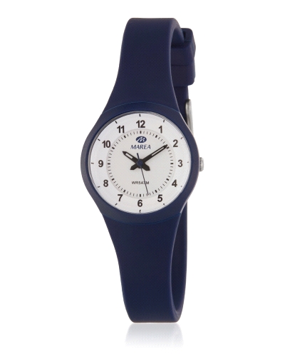 Reloj Marea B35327/7 analógico azul marino con un movimiento japonés de 3 agujas, lo que garantiza precisión y durabilidad. Su d