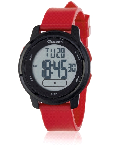 Este reloj digital cuenta con una pantalla LCD que ofrece diversas funciones útiles, incluyendo día de la semana, fecha, alarma 