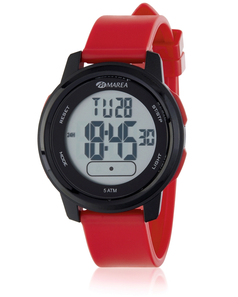 Este reloj digital cuenta con una pantalla LCD que ofrece diversas funciones útiles, incluyendo día de la semana, fecha, alarma 