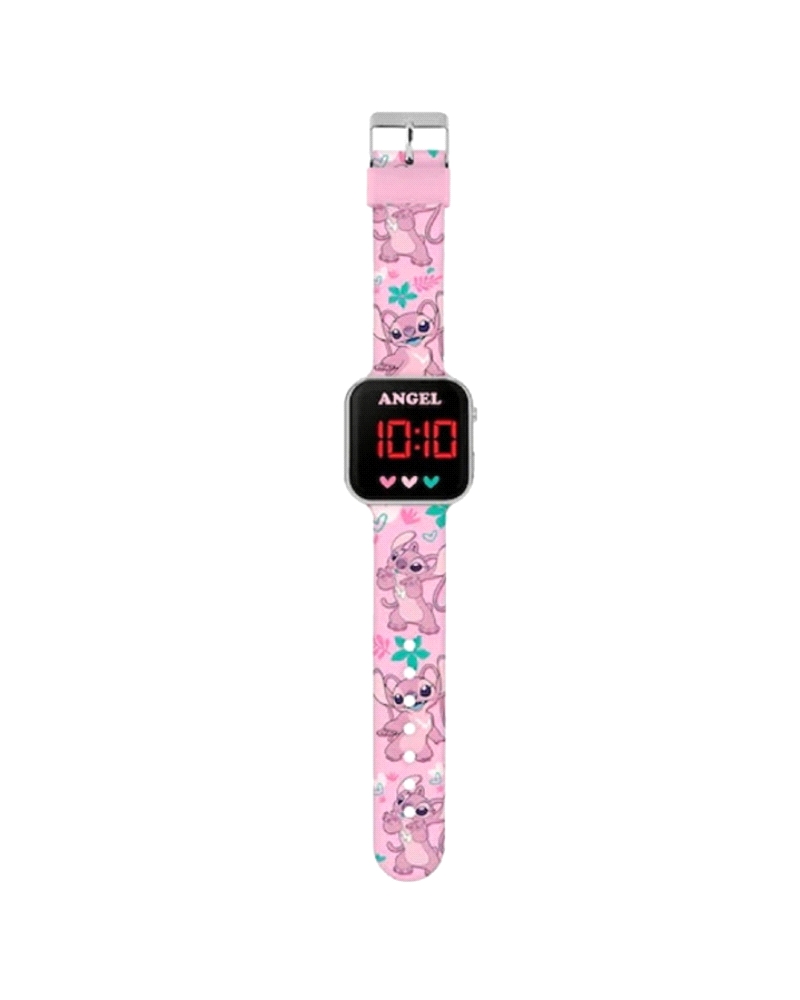 El reloj inteligente Disney de Lilo y Stitch en color rosa es el accesorio perfecto para los fanáticos de la película que buscan