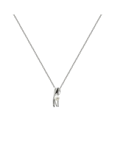 Collar Lineargent elaborado en plata de ley 925, que combina elegancia y delicadeza en su diseño. La pieza presenta un colgante 