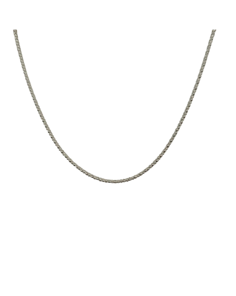 Cadena de plata coreana 40 cm