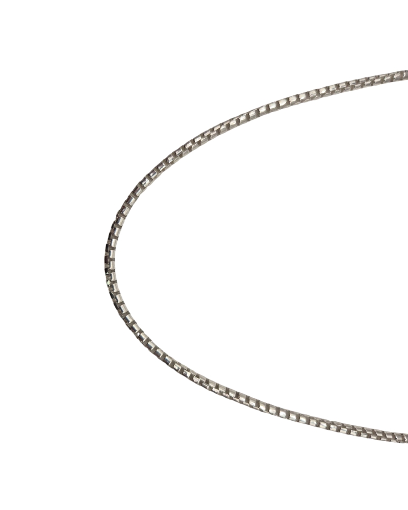 Cadena de plata veneciana 60 cm