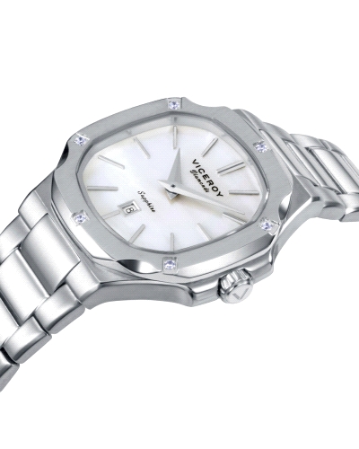 RELOJ ACERO DIAM CREADOS ZAFIRO BRAZALETE SRA VA                                                    