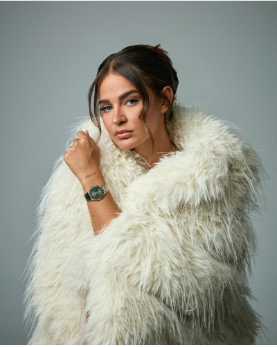 RELOJ ACERO IP VERDE ZAFIRO BRAZALETE SRA VA                                                        