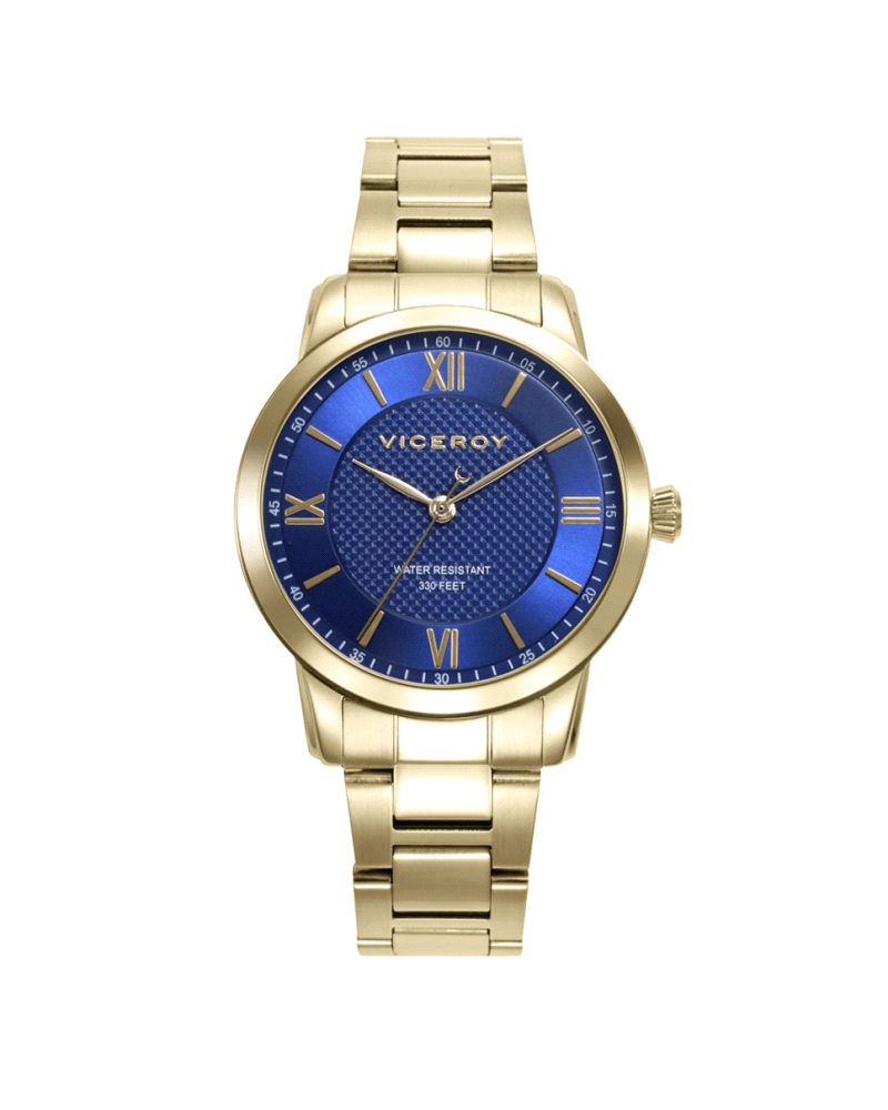 RELOJ ACERO IP DORADO BRAZALETE SRA VA                                                              