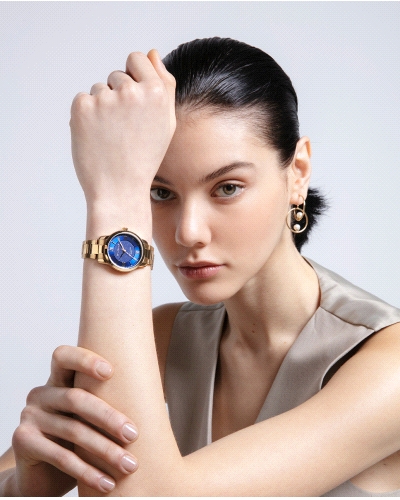 RELOJ ACERO IP DORADO BRAZALETE SRA VA                                                              