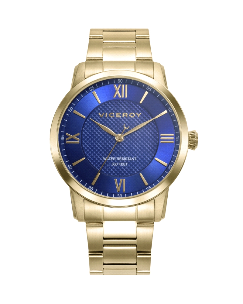 RELOJ ACERO IP DORADO BRAZALETE SR VA                                                               