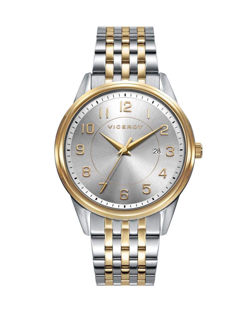 RELOJ ACERO IP DORADO BRAZALETE SR VA                                                               