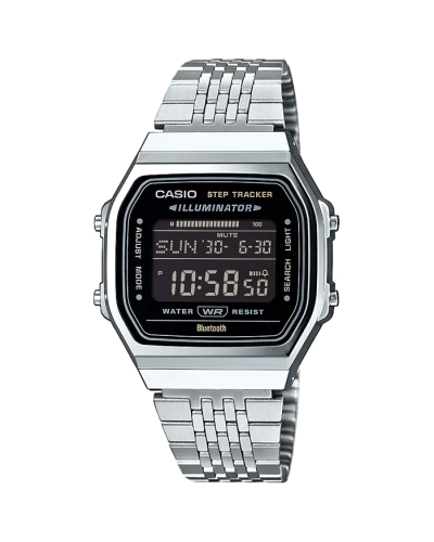 El Casio ABL-100WE-1BEF es un reloj digital moderno con esfera LCD clara y diseño deportivo. Ofrece funciones útiles como luz LE