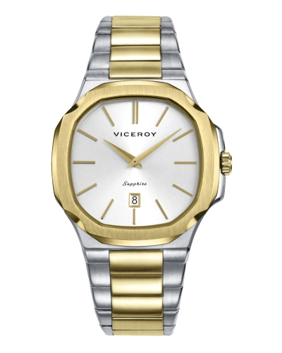 RELOJ ACERO IP DORADO ZAFIRO BRAZALETE SR VA                                                        