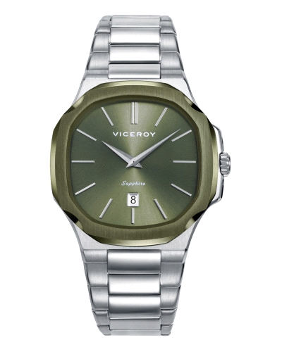 RELOJ ACERO IP VERDE ZAFIRO BRAZALETE SR VA                                                         