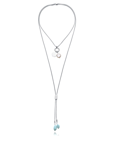 El collar Viceroy 14344C01000, de la colección Laura Escanes, está elaborado en acero chapado en plata. Cuenta con cadena ajusta