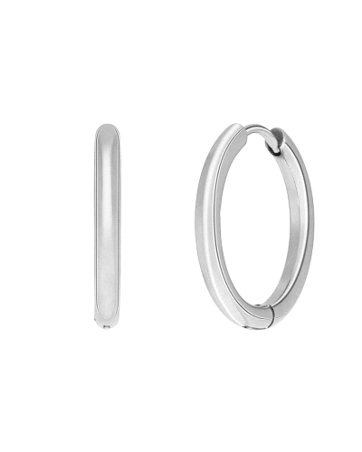 Pendiente de acero para hombre con diseño sencillo y moderno. Fabricado en acero resistente, ofrece durabilidad y comodidad para