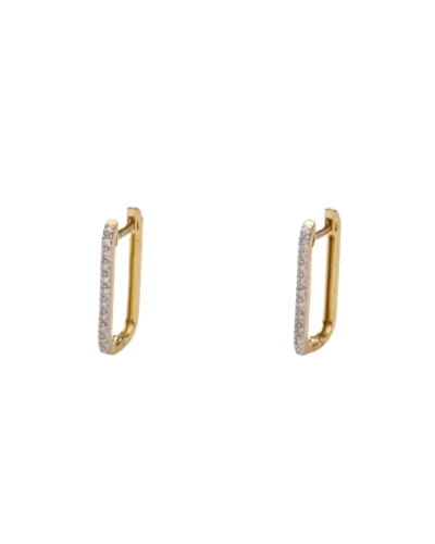 Con un brillo inigualable, estos pendientes Lecarré son una declaración de elegancia pura. Elaborados en oro blanco de 18K y ado