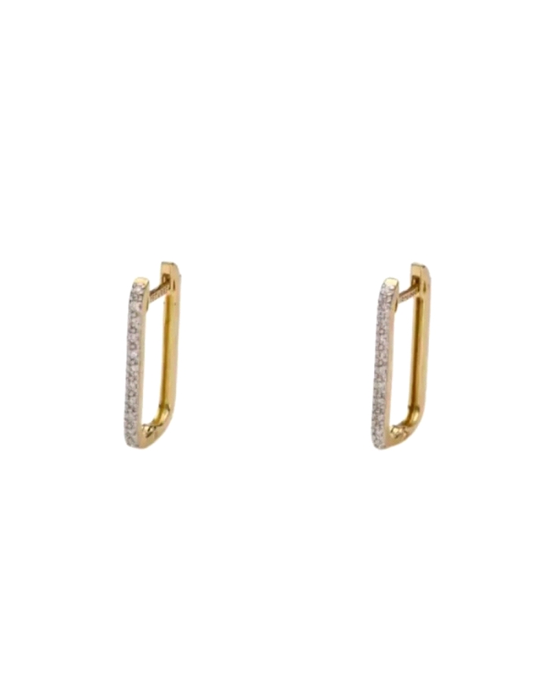 Con un brillo inigualable, estos pendientes Lecarré son una declaración de elegancia pura. Elaborados en oro blanco de 18K y ado