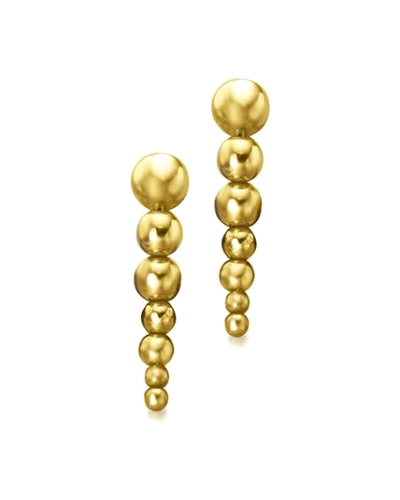 ¡Deslumbra con estos elegantes pendientes de oro 18K de la colección O.A. Bolas! Añade un toque de sofisticación a tu look con e