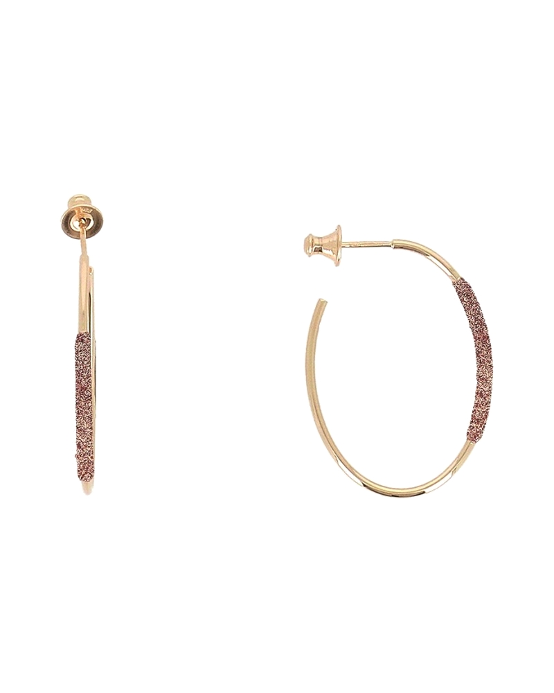 Pendientes Pesavento en plata 925 con acabado Polvere Giallo Nardò. Amarillo lúcido brillante y diseño elegante con efecto lumin