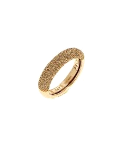 Anillo Pesavento de la colección Polvo de Sueños en plata 925 bañada en oro amarillo con diamantes amarillos.