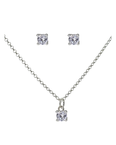Juego de plata de ley 925 de gargantilla con cadena rolo ( 1.5mm ) de 42 cm de largo + cadena adaptable de 3 cm con motivo de ga