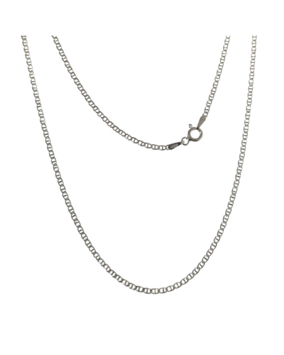 Cadena de plata de ley lsia con 45cm marina de 0.50 mm de grosor.
