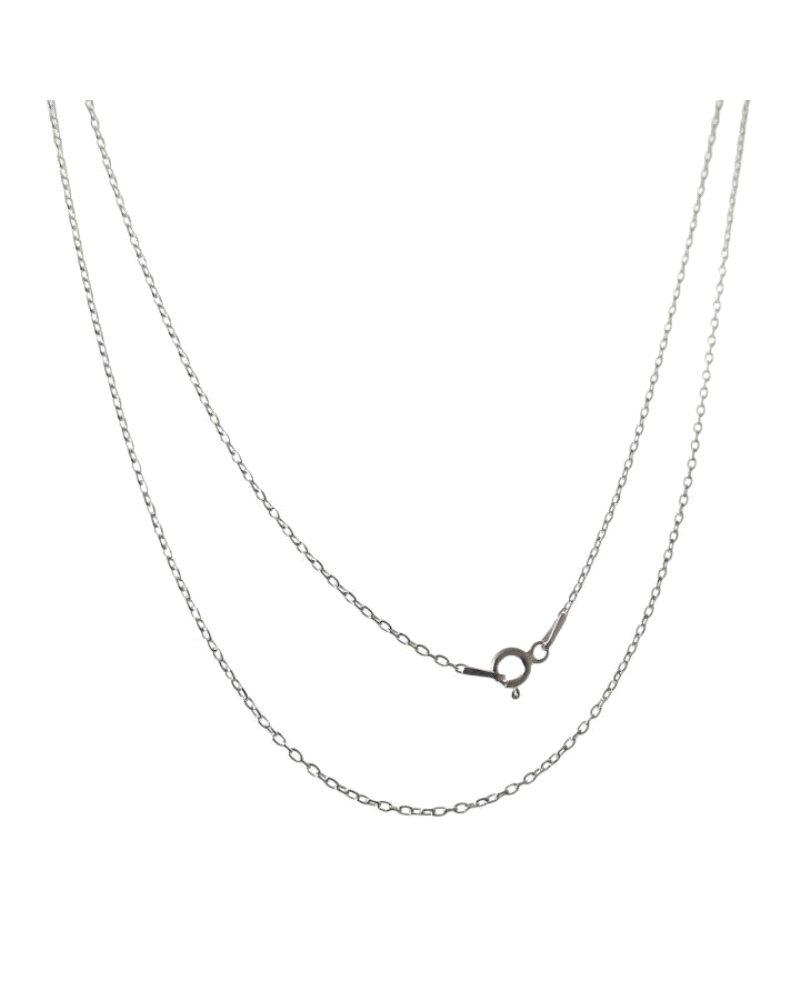 Cadena forzada de plata de ley 925.